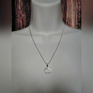 2 For $20! Hello kitty Silver Pendant Necklace